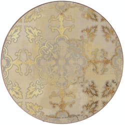 Creative Tops - Set de Sous-verres en liège de Liège, 4 pièces, 12 cm, design de Gold Prints, rond, or/gris
