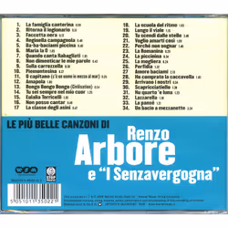 Warner Music Renzo Arbore E "I Senzavergogna" - Le più belle canzoni di Renzo Arbore CD Chanson