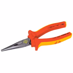 C.K Tools 431014, Pince à long bec, Acier, Orange, Rouge, 200 mm