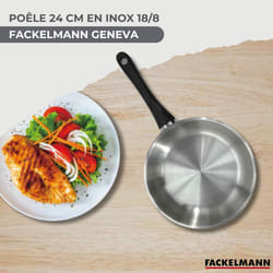 Poêle en inox 24 cm Fackelmann Geneva