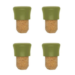 Lot de 4 bouchons en liège Fackelmann Gamme Zéro
