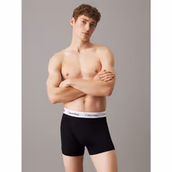 Calvin Klein 0000U2662G-001-M Sous-vêtement Boxeur Noir, Blanc