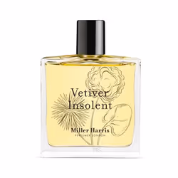 Miller Harris Vetiver Insolent, Unisexe, 100 ml, Elémi, Bergamote, Poivre noir, Cardamone, Iris, Mousse, Fève Tonka, Vétiver, ...