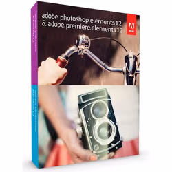 Adobe Photoshop Elements 12 & Premiere Elements 12, Éditeur graphique, Français, 1 licence(s), Mise à niveau, Complète, Windo ...