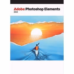 Logiciel de retouche photo - Adobe - Photoshop Elements 2025 - Activation perpétuelle - 1 PC - Téléchargement