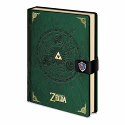 PYRAMID The Legend Of Zelda, Image, Vert, A5, Couverture rigide, Universel