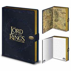 Close Up Lord of the Rings bloc-notes A5 240 feuilles Bleu foncé