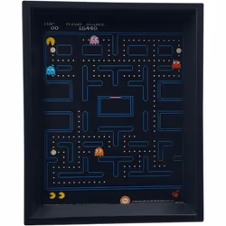 Cadre 3D lenticulaire Pyramid Pac-Man Maze