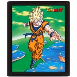Cadre 3D lenticulaire Pyramid Dragon Ball Z Transformation Super Saiyan