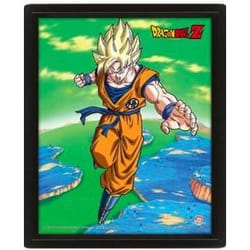 Cadre 3D lenticulaire Pyramid Dragon Ball Z Transformation Super Saiyan
