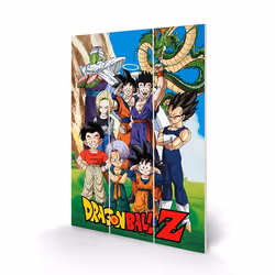Pyramid International MW12807P, 1 pièce(s), Dragon Ball Z, Rectangle, Bois