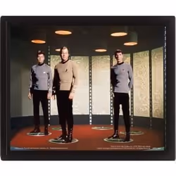 Poster cadre 3D lenticulaire Pyramid Star Trek - The Original Series Transporter