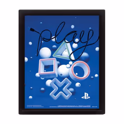 Poster 3D lenticulaire Pyramid Playstation - Play