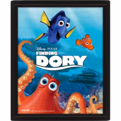 Cadre 3D lenticulaire Pyramid Dory Finding Dory Characters /2