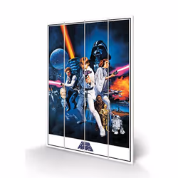 Pyramid International SW11220P, 1 pièce(s), Star Wars, Rectangle, Bois