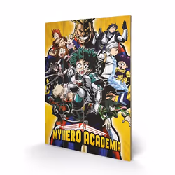Pyramid International My Hero Academia (Radial Character Burst), Bande dessinée, Rectangle, Multicolore, Bois, 400 x 590 cm