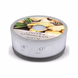 Bougie - Heart and Home - Gingembre et Citronnelle - Cire de Soja - Durée 12h - Mixte