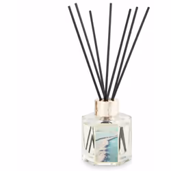 Diffuseur à bâtons Heart and Home Parfum : Brise Marine et coco Bâtons en Bois Récipient en verre Contenance : 70 ml Présenté ...
