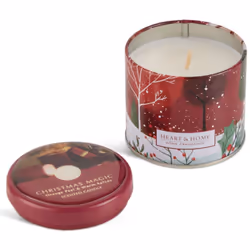 Bougie nomade en boîte métal - Magie de Noël - Heart and Home Senteur : Magie de Noël Note de tête : Écorces d'orange, citron ...