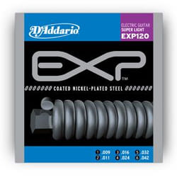 D'Addario EXP120 corde d'instrument de musique Electrique 6 pièce(s) Acier Guitare