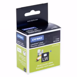 DYMO LW - Étiquettes multi-usages - 13 x 25 mm - S0722530, Blanc, Imprimante d'étiquette adhésive, Papier, Amovible, Rectangl ...
