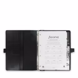 Filofax 400009 organiseur personnel Simili-cuir Noir