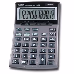 Aurora DT665, Bureau, 12 chiffres, 1 lignes, Argent
