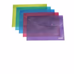 Rapesco Foolscap Bright Popper Wallet, Polypropylène (PP), Foolscap