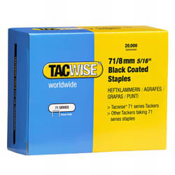 Boîte de 20000 agrafes galvanisées de type 71 l. 8 mm Noir - TA-1065 Tacwise