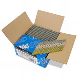 Boîte de 2200 clous, annelés extra galvanisés en bande papier 34° d. 3,1 x 90 mm Tacwise 1123