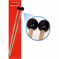 Percussion Plus PP079, Mallets, Bois, Noir, Bois, Cendre, Dur, Glockenspiel