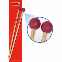 Percussion Plus PP080, Mallets, Bois, Rouge, Bois, Cendre, Dur, Xylophone