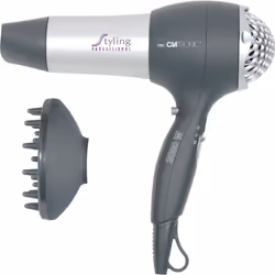 Clatronic HTD 3055, Noir, Argent, Orifice de suspension, 2000 W, 230 V, 50 Hz