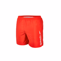 Speedo Scope 16", Caleçon de bain, Coupe large, Rouge, Blanc, Image, S, SML