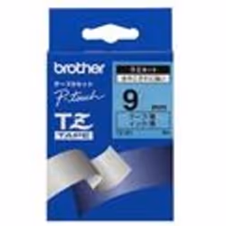 Brother Gloss Laminated Tape - 9mm, Black/Blue, TZ, 8 m, 9 mm