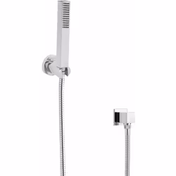 - Douchette ABS. - Flexible gaine d'acier chromé de 1.75m. - Clip de rangement en laiton massif chromé. Garantie 2 ans. Le de ...