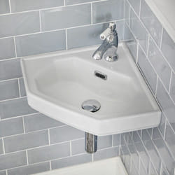 Lavabo d&39angle suspendu 42x29cm Old London