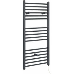 Artle - Sèche-Serviettes Design Électrique Moderne Plat - Anthracite - 120 cm x 50 cm - Hudson Reed