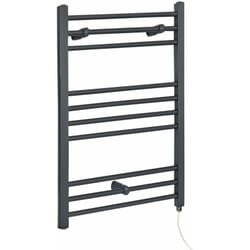 Artle - Sèche-Serviettes Design Électrique Moderne Plat - Anthracite - 80 cm x 50 cm - Hudson Reed
