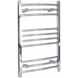 Hudson Reed - Kent - Sèche-Serviettes Design Électrique Moderne Incurvé - Chromé - 80 cm x 49.8 cm