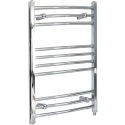 Hudson Reed - Kent - Sèche-Serviettes Design Électrique Moderne Incurvé - Chromé - 80 cm x 59.8 cm