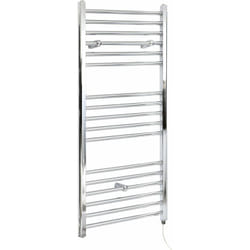 Hudson Reed - Kent - Sèche-Serviettes Design Électrique Moderne Plat - Chromé - 120 cm x 50 cm