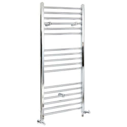 Kent - Sèche-Serviettes Design Mixte Moderne Plat - Chromé - 120 cm x 50 cm - Hudson Reed