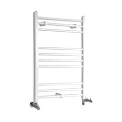 Hudson Reed Ive - Sèche-Serviettes Design Mixte Moderne Plat - Blanc - 80 cm x 60 cm