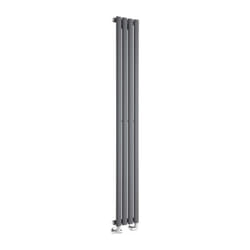 Vitality – Radiateur Design Vertical – Anthracite – 160 x 23.6cm - Hudson Reed