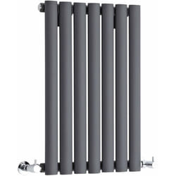 Vitality – Radiateur Design Horizontal – Anthracite – 63.5 x 41.5cm - Hudson Reed