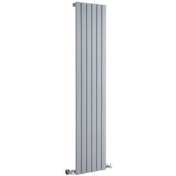 Hudson Reed - Sloane – Radiateur Design Vertical – Argent - 160 x 35.4cm