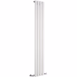 Description générale Le radiateur design vertical Delta offre une finition blanche élégante (RAL 9016) qui apportera une touc ...