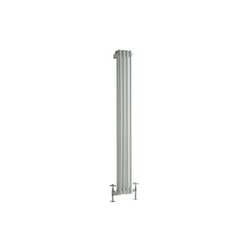 Windsor - Radiateur Rétro Vertical Blanc à Colonnes 2 x 4 - 544 Watts - 150 x 20cm - Hudson Reed