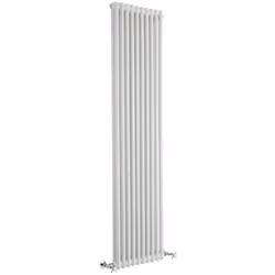 Description générale Ajoutez une touche de style vintage à votre espace de vie grâce à ce radiateur vertical rétro blanc de l ...
